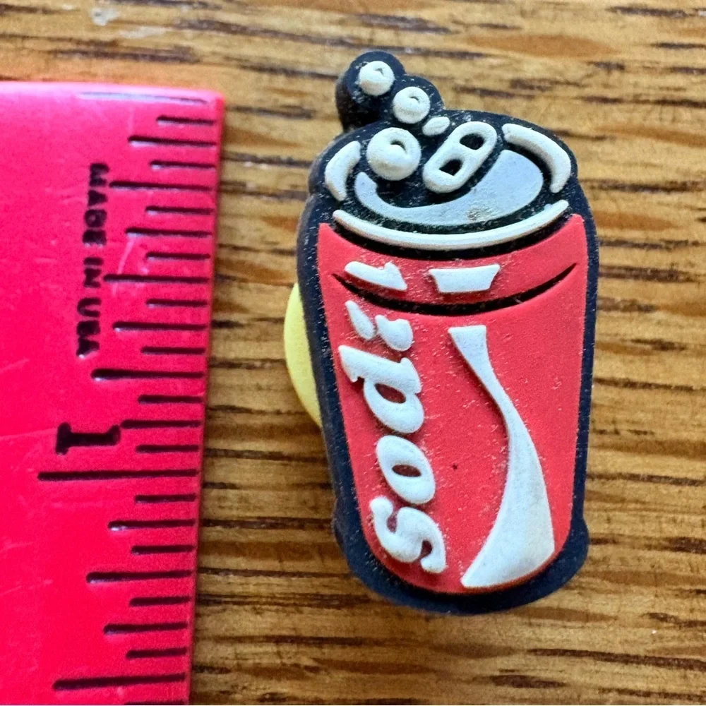 Set of 3- Fun Food-Themed Shoe Charms